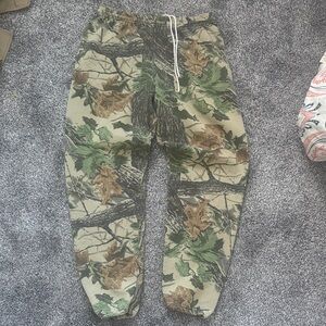 Vintage Jerzees Camo Sweatpants Cuffed